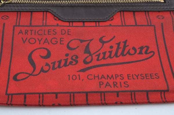 Authentic Louis Vuitton Damier Neverfull PM Tote Bag N51109 LV H5192