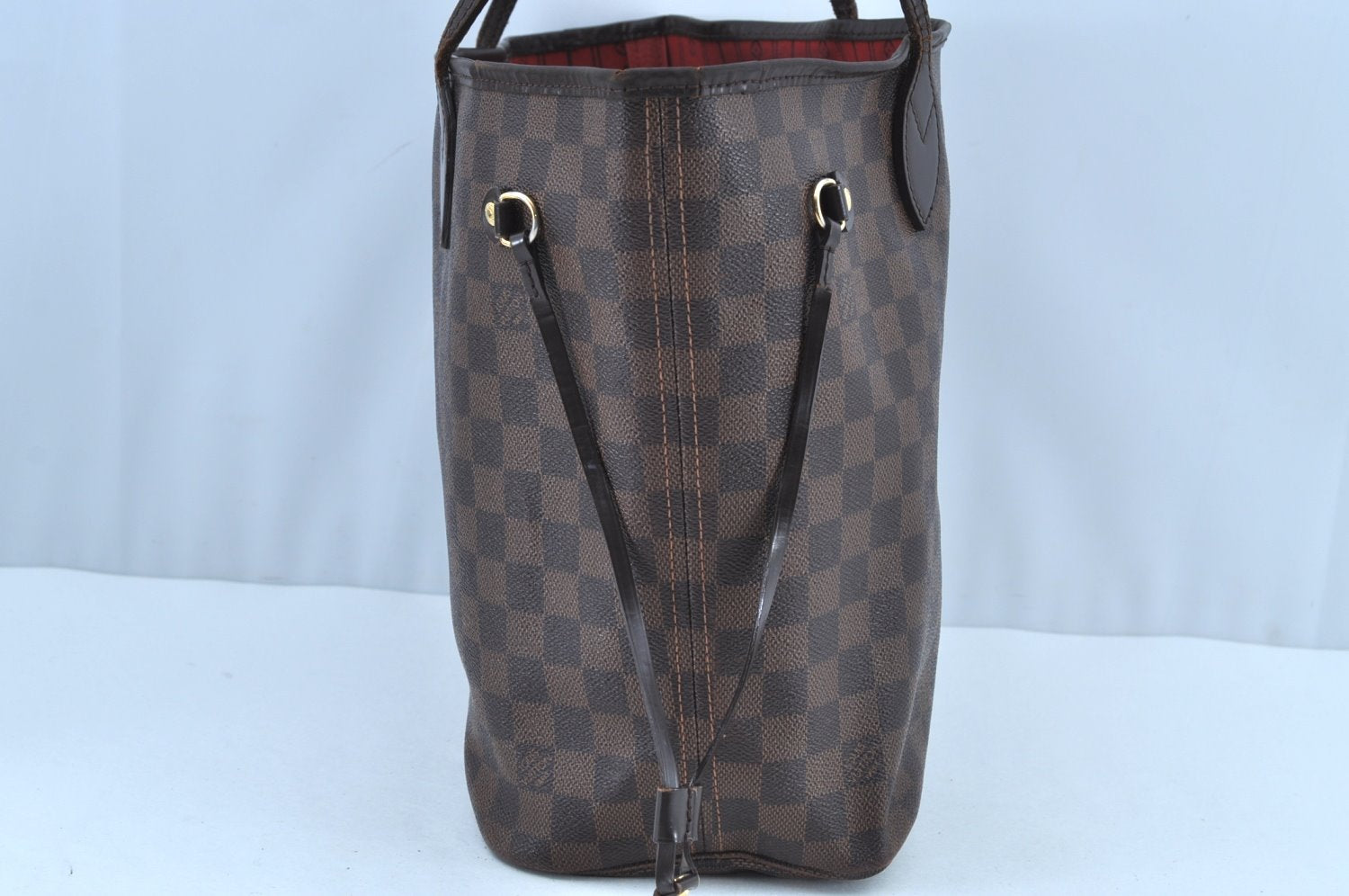 Authentic Louis Vuitton Damier Neverfull MM Shoulder Tote Bag N51105 LV K1602