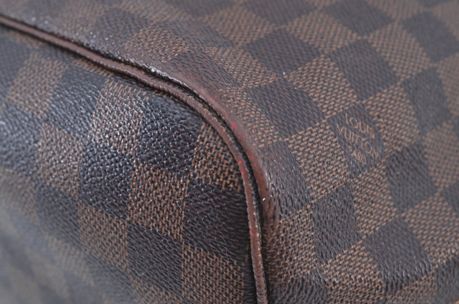 Authentic Louis Vuitton Damier Neverfull MM Shoulder Tote Bag N51105 LV K1602