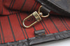 Authentic Louis Vuitton Damier Neverfull PM Shoulder Tote Bag N51109 Lv K2876