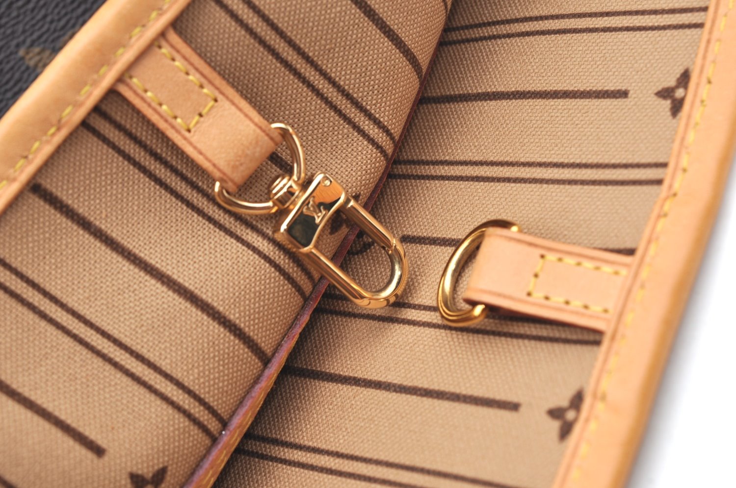 Authentic Louis Vuitton Monogram Neverfull MM Shoulder Tote Bag M40156 LV K4141