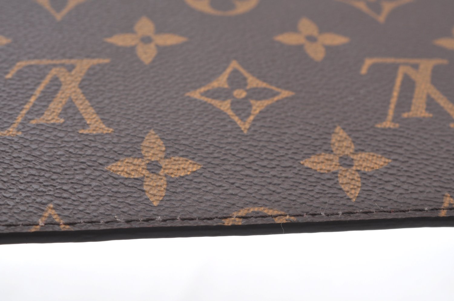 Authentic Louis Vuitton Monogram Neverfull Pouch Purse Clutch Bag Red LV K4383