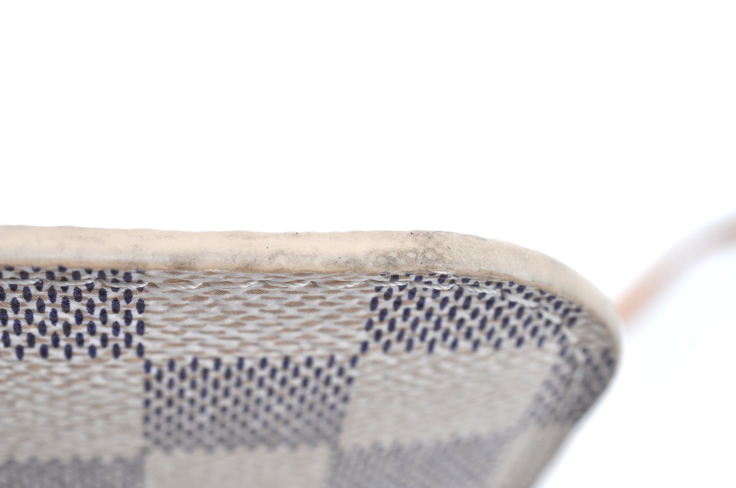 Authentic Louis Vuitton Damier Azur Neverfull Pouch Purse Clutch LV K4385