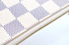Authentic Louis Vuitton Damier Azur Neverfull Pouch Purse Clutch LV K4385