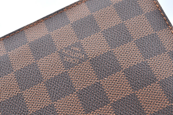 Authentic Louis Vuitton Damier Neverfull Pouch Purse Clutch Bag LV K4386