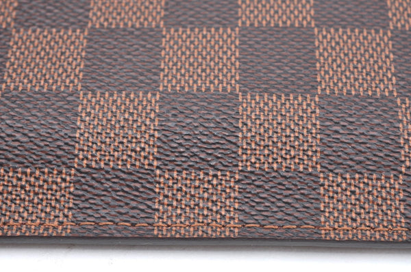 Authentic Louis Vuitton Damier Neverfull Pouch Purse Clutch Bag LV K4386