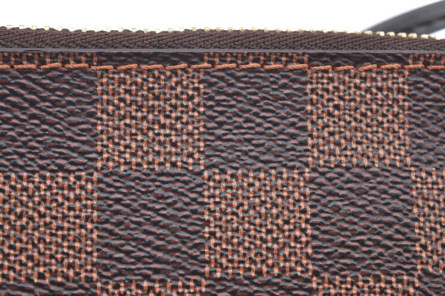 Authentic Louis Vuitton Damier Neverfull Pouch Purse Clutch Bag LV K4386