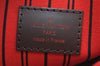 Authentic Louis Vuitton Damier Neverfull Pouch Purse Clutch Bag LV K4386