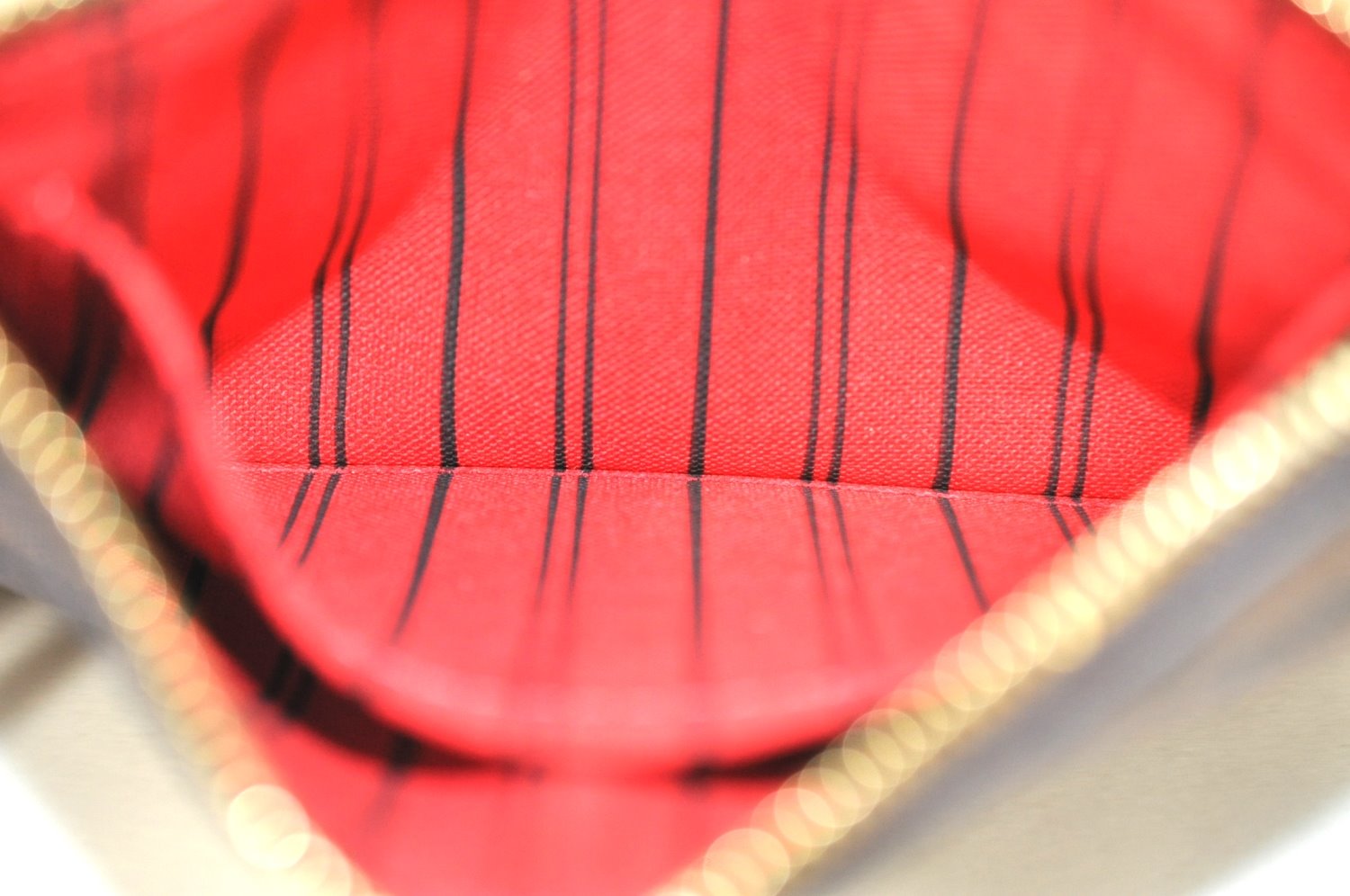 Authentic Louis Vuitton Damier Neverfull Pouch Purse Clutch Bag LV K4387