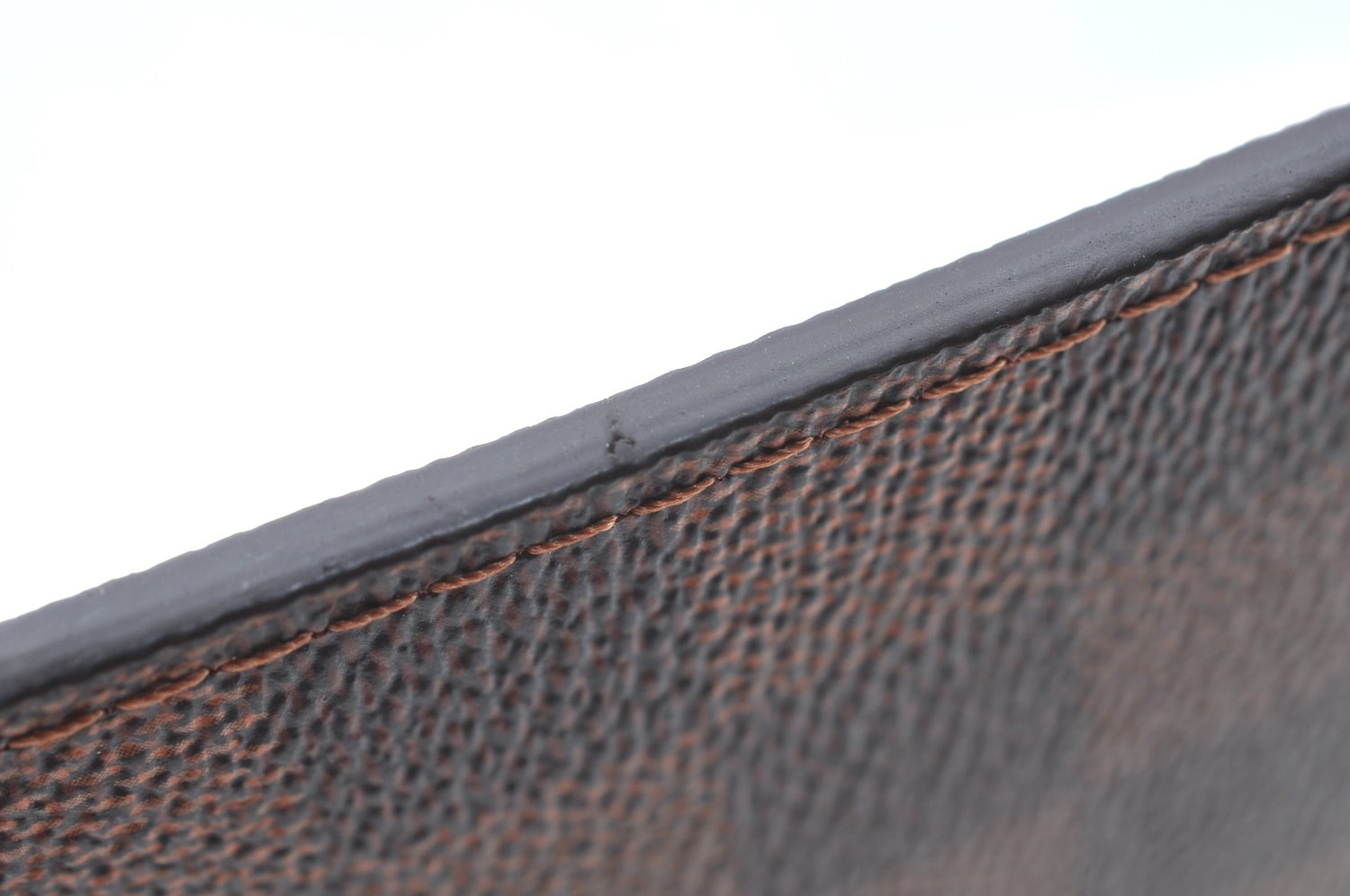 Authentic Louis Vuitton Damier Neverfull Pouch Purse Clutch Bag LV K4388