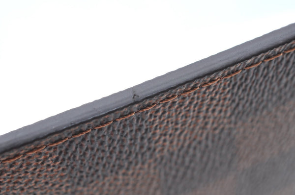 Authentic Louis Vuitton Damier Neverfull Pouch Purse Clutch Bag LV K4388