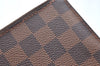 Authentic Louis Vuitton Damier Neverfull Pouch Purse Clutch Bag LV K4388