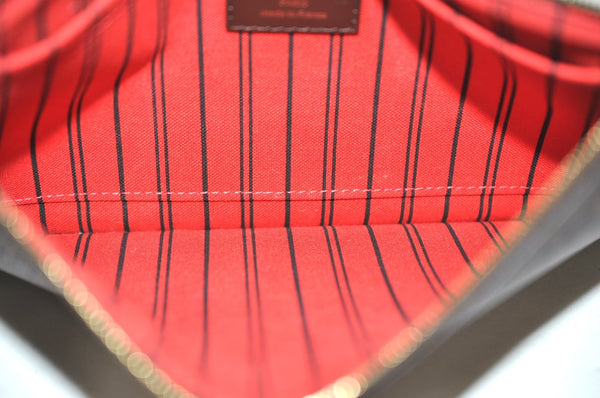 Authentic Louis Vuitton Damier Neverfull Pouch Purse Clutch Bag LV K4388