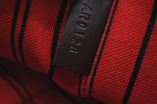 Authentic Louis Vuitton Damier Neverfull Pouch Purse Clutch Bag LV K4388