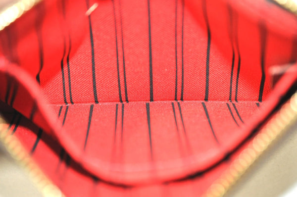 Authentic Louis Vuitton Damier Neverfull Pouch Purse Clutch Bag LV K4389