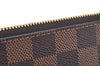 Authentic Louis Vuitton Damier Neverfull Pouch Purse Clutch Bag LV K4390