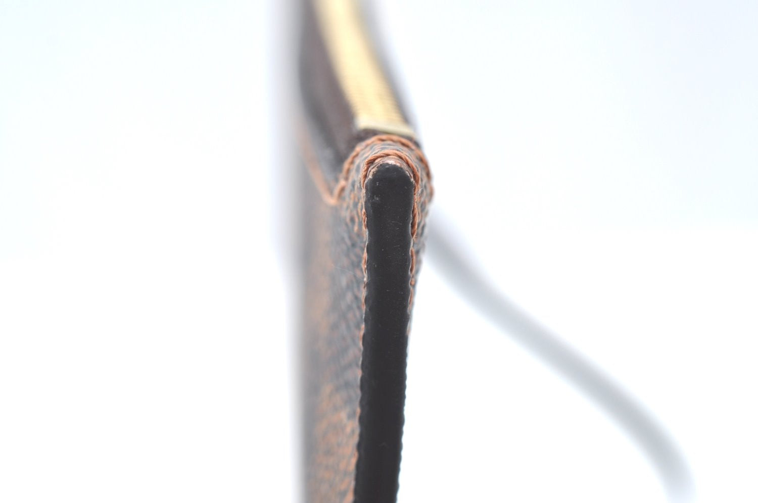 Authentic Louis Vuitton Damier Neverfull Pouch Purse Clutch Bag LV K4391