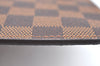 Authentic Louis Vuitton Damier Neverfull Pouch Purse Clutch Bag LV K4391