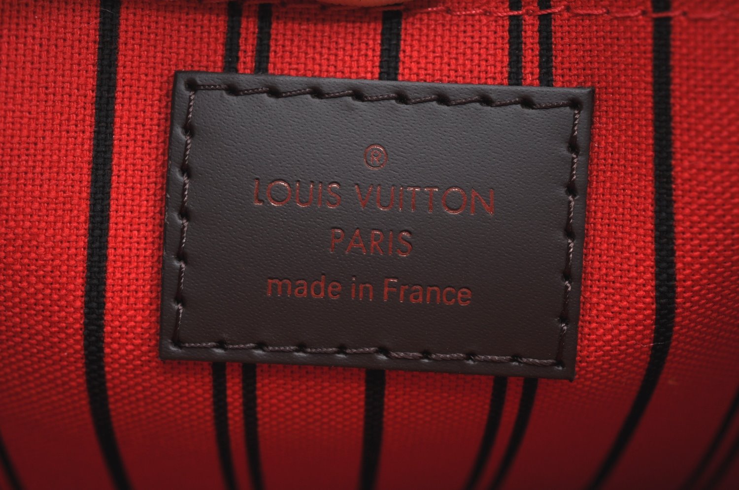 Authentic Louis Vuitton Damier Neverfull Pouch Purse Clutch Bag LV K4391