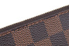 Authentic Louis Vuitton Damier Neverfull Pouch Purse Clutch Bag LV K4393