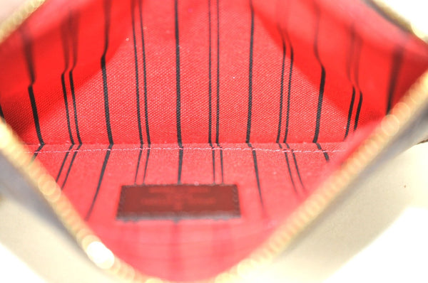 Authentic Louis Vuitton Damier Neverfull Pouch Purse Clutch Bag LV K4393