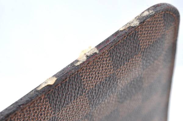 Authentic Louis Vuitton Damier Neverfull Pouch Purse Clutch Bag LV K4395