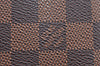 Authentic Louis Vuitton Damier Neverfull Pouch Purse Clutch Bag LV K4395