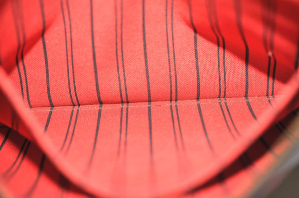 Authentic Louis Vuitton Damier Neverfull Pouch Purse Clutch Bag LV K4395