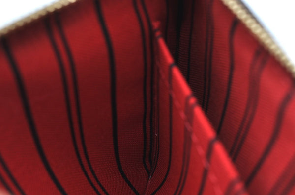 Authentic Louis Vuitton Damier Neverfull Pouch Purse Clutch Bag LV K4396