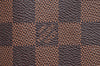 Authentic Louis Vuitton Damier Neverfull Pouch Purse Clutch Bag LV K4397