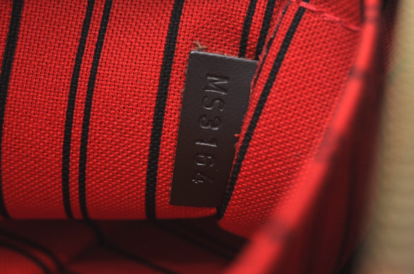 Authentic Louis Vuitton Damier Neverfull Pouch Purse Clutch Bag LV K4397