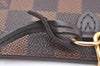Authentic Louis Vuitton Damier Neverfull Pouch Purse Clutch Bag LV K4397