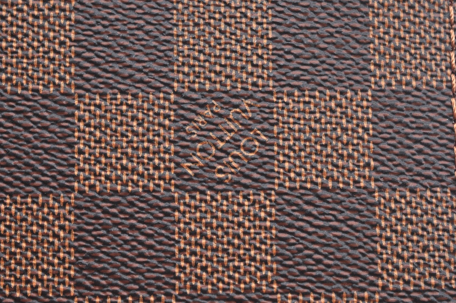 Authentic Louis Vuitton Damier Neverfull Pouch Purse Clutch Bag LV K4398