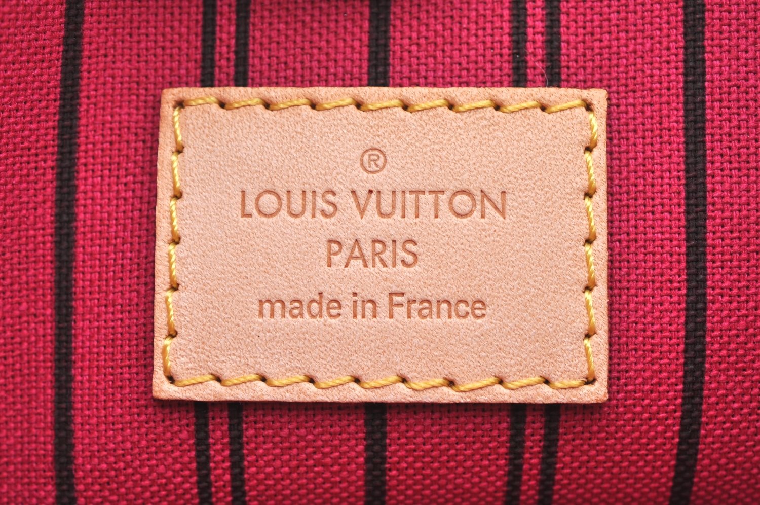 Authentic Louis Vuitton Monogram Neverfull Pouch Purse Clutch Bag Pink LV K4405