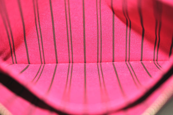 Authentic Louis Vuitton Monogram Neverfull Pouch Purse Clutch Bag Pink LV K4405