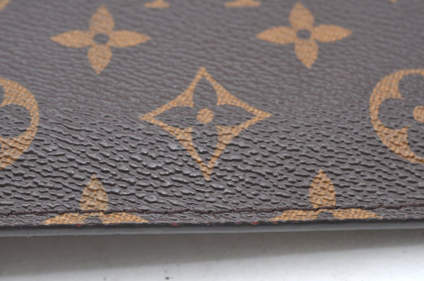 Authentic Louis Vuitton Monogram Neverfull Pouch Purse Clutch Bag Pink LV K4408