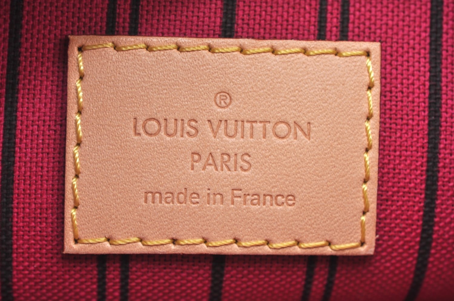 Authentic Louis Vuitton Monogram Neverfull Pouch Purse Clutch Bag Pink LV K4408