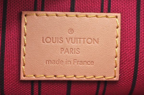 Authentic Louis Vuitton Monogram Neverfull Pouch Purse Clutch Bag Pink LV K4408