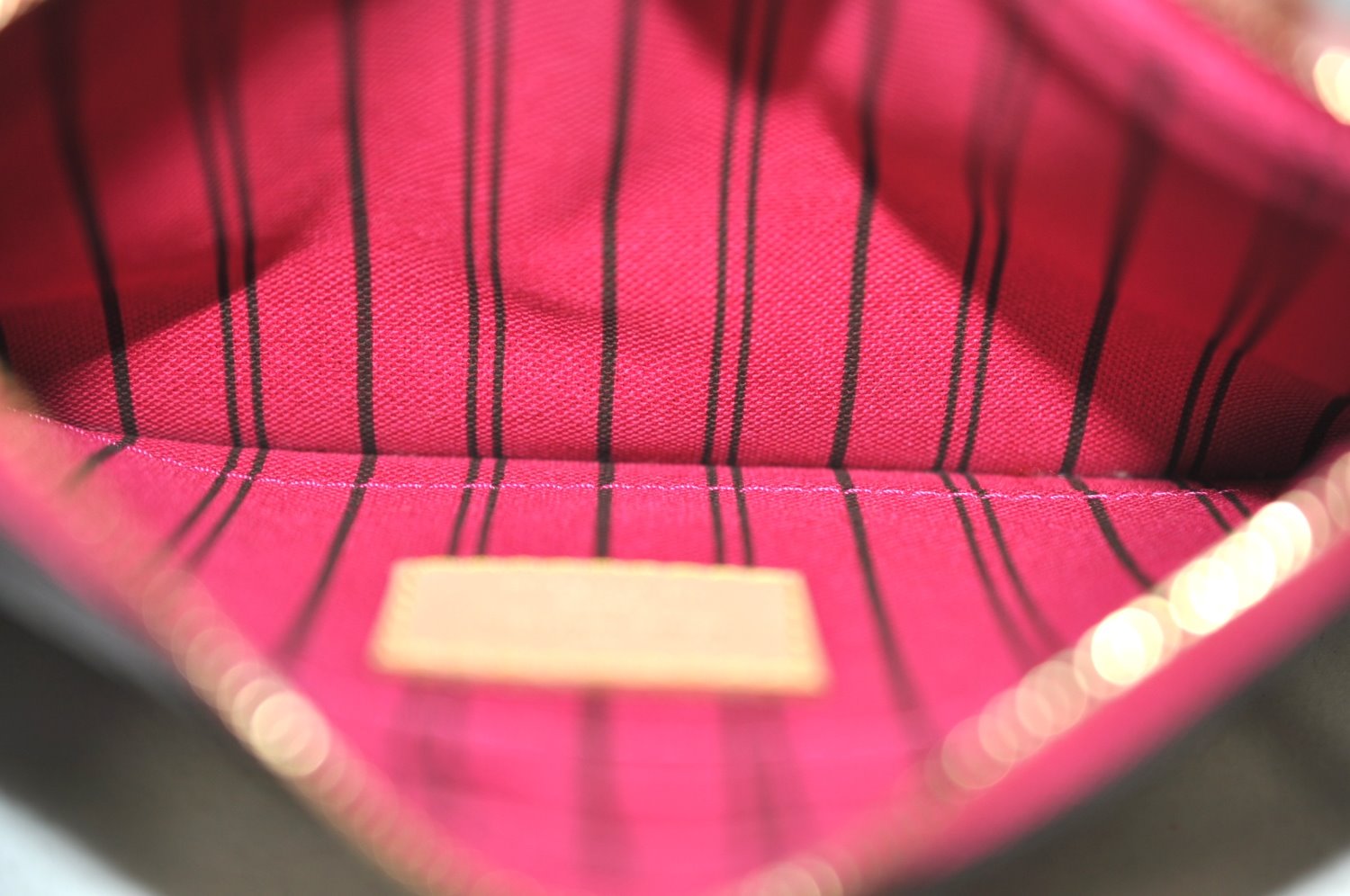 Authentic Louis Vuitton Monogram Neverfull Pouch Purse Clutch Bag Pink LV K4408