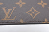 Authentic Louis Vuitton Monogram Neverfull Pouch Purse Clutch Bag Pink LV K4409