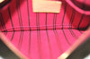 Authentic Louis Vuitton Monogram Neverfull Pouch Purse Clutch Bag Pink LV K4409