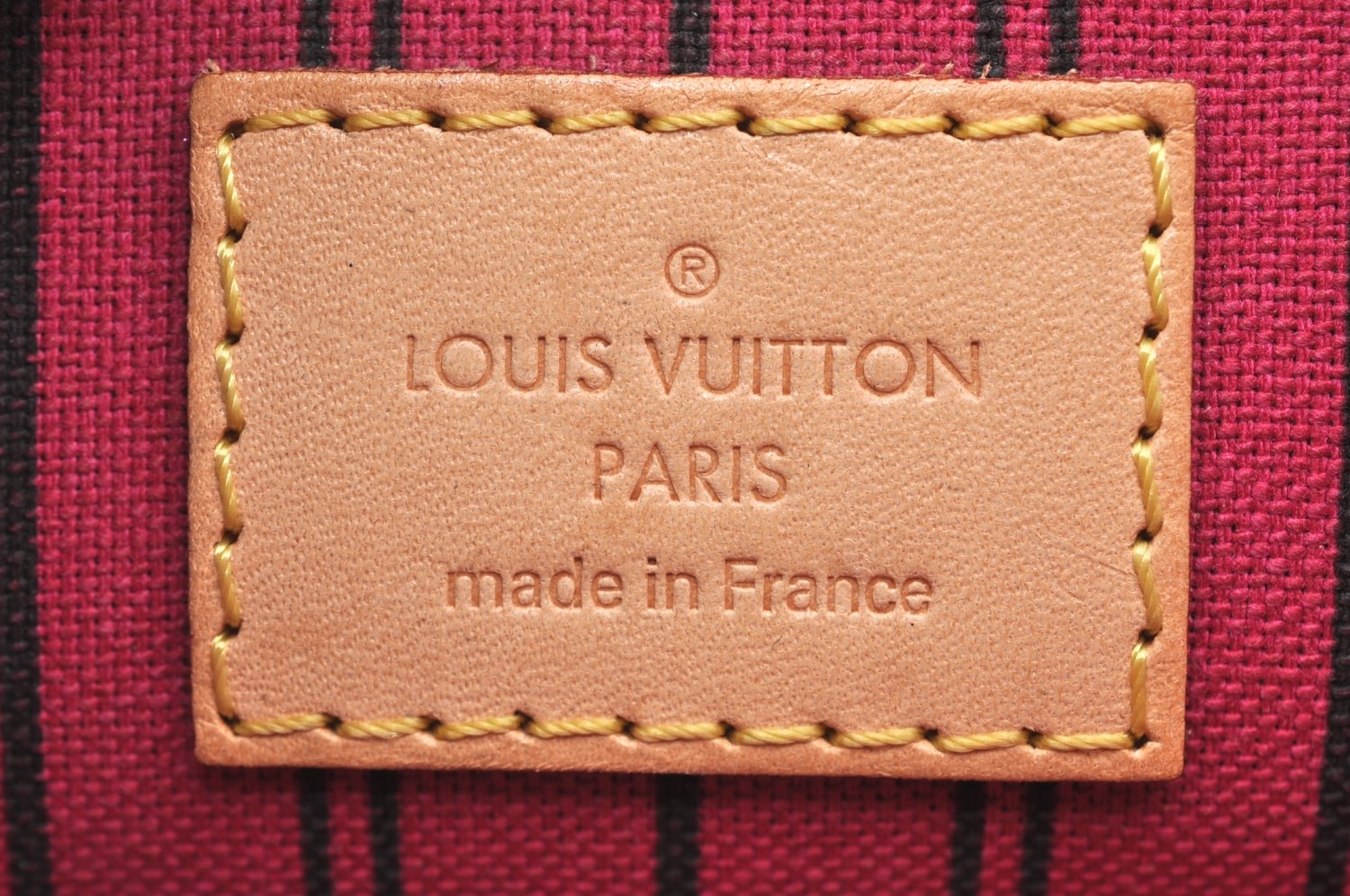 Authentic Louis Vuitton Monogram Neverfull Pouch Purse Clutch Bag Pink LV K4410