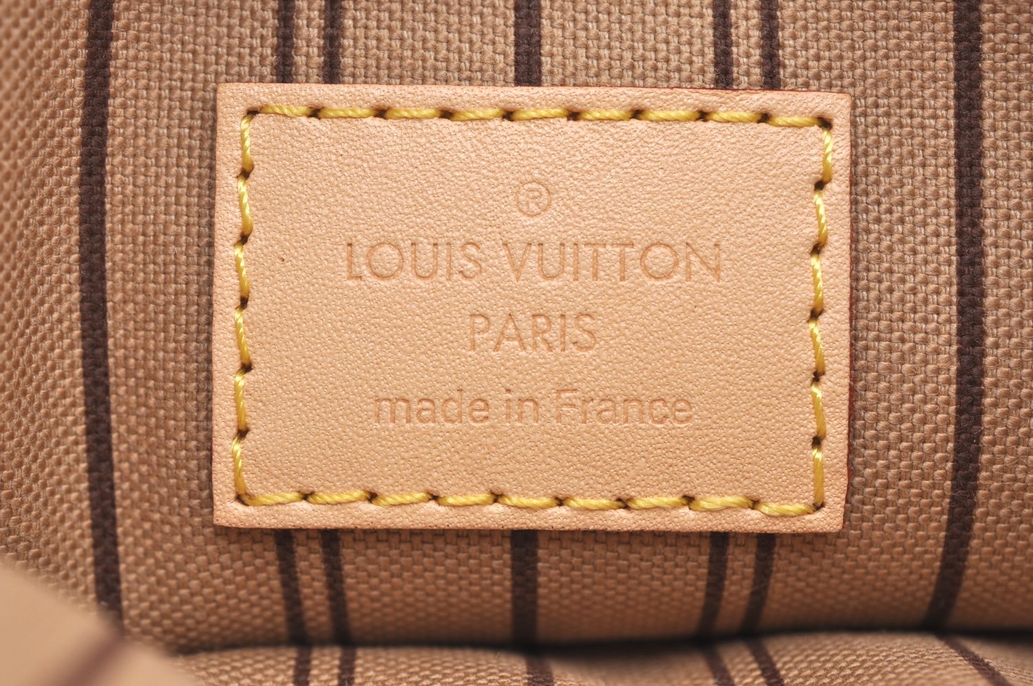 Authentic Louis Vuitton Monogram Neverfull Pouch Purse Clutch Bag LV K4411