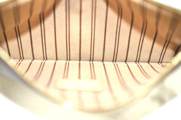 Authentic Louis Vuitton Monogram Neverfull Pouch Purse Clutch Bag LV K4421