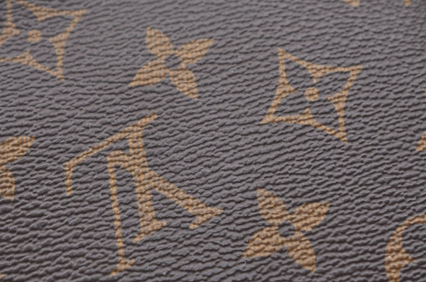 Authentic Louis Vuitton Monogram Neverfull Pouch Purse Clutch Bag LV K4424