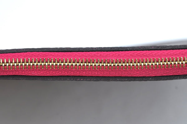 Authentic Louis Vuitton Monogram Neverfull Pouch Purse Clutch Bag Pink LV K4425