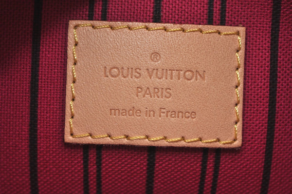 Authentic Louis Vuitton Monogram Neverfull Pouch Purse Clutch Bag Pink LV K4426