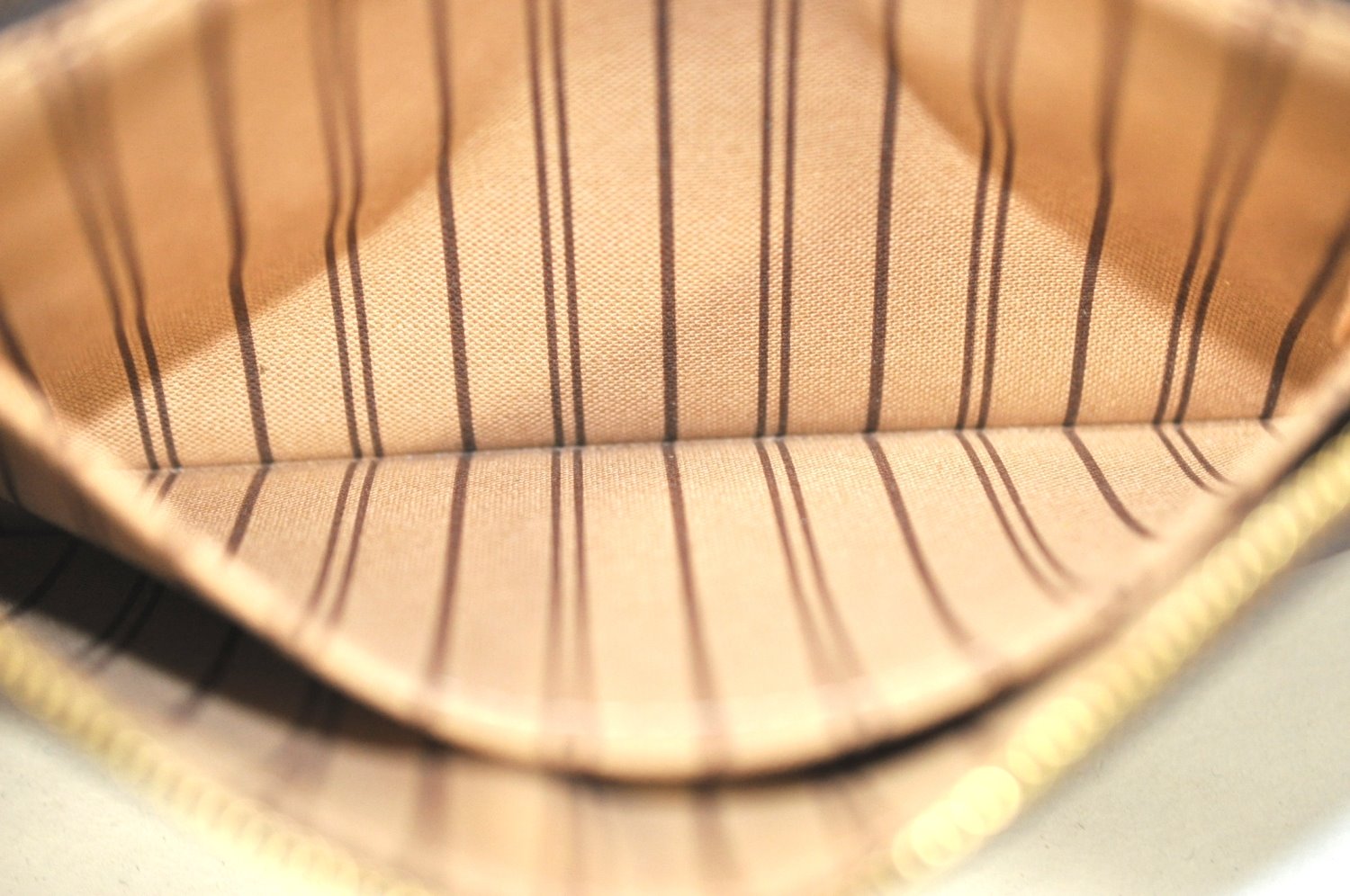 Authentic Louis Vuitton Monogram Neverfull Pouch Purse Clutch Bag LV K4429