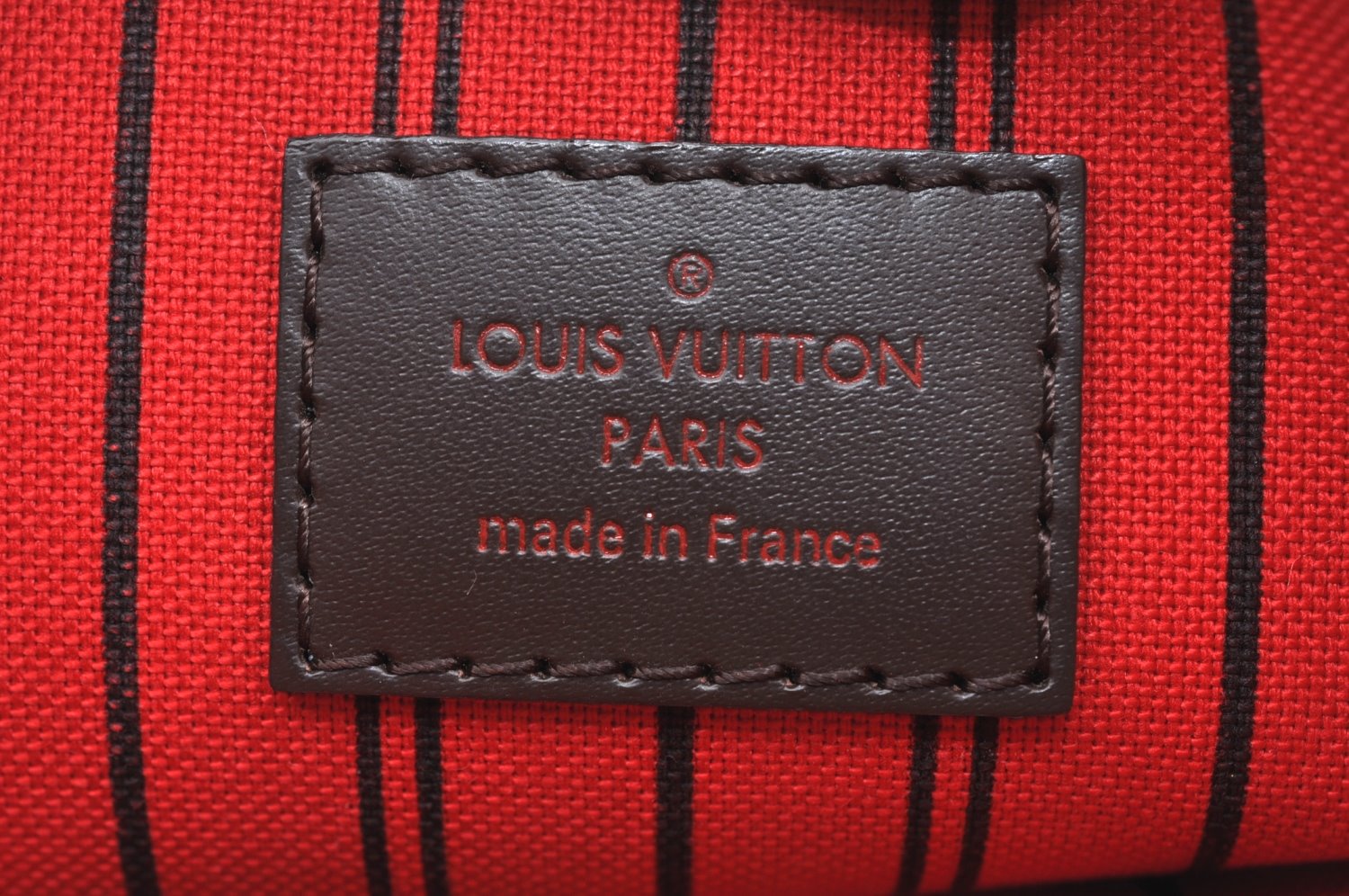 Auth Louis Vuitton Damier Neverfull Pouch Purse Clutch Rose Ballerine Pink K4440