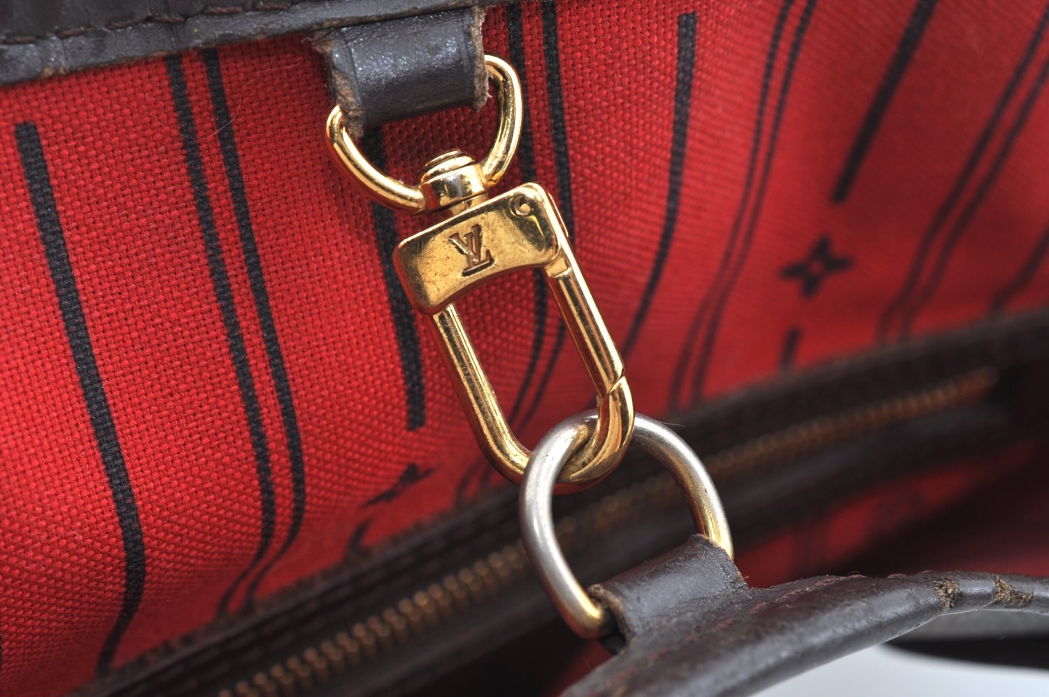 Authentic Louis Vuitton Damier Neverfull PM Shoulder Tote Bag N51109 LV K5134